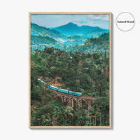 Sri Lanka Fine Art Photo Print, Kandy To Ella Train, Railway Poster