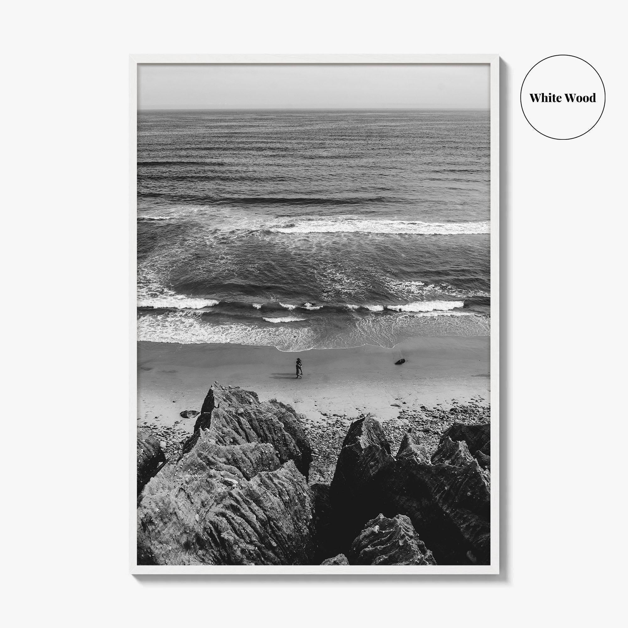 Montauk Black and White Fine Art Photo Print, Long Island Poster, Hamptons Poster