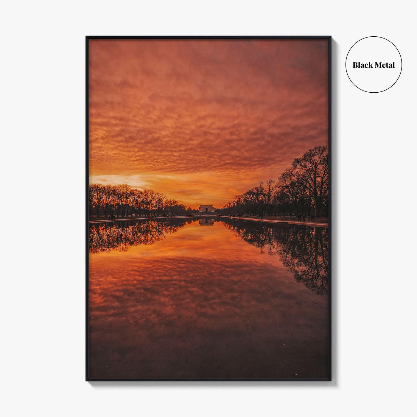 Washington DC Fine Art Photo Print, Lincoln Memorial, Reflecting Pool, National Mall, Wall Decor