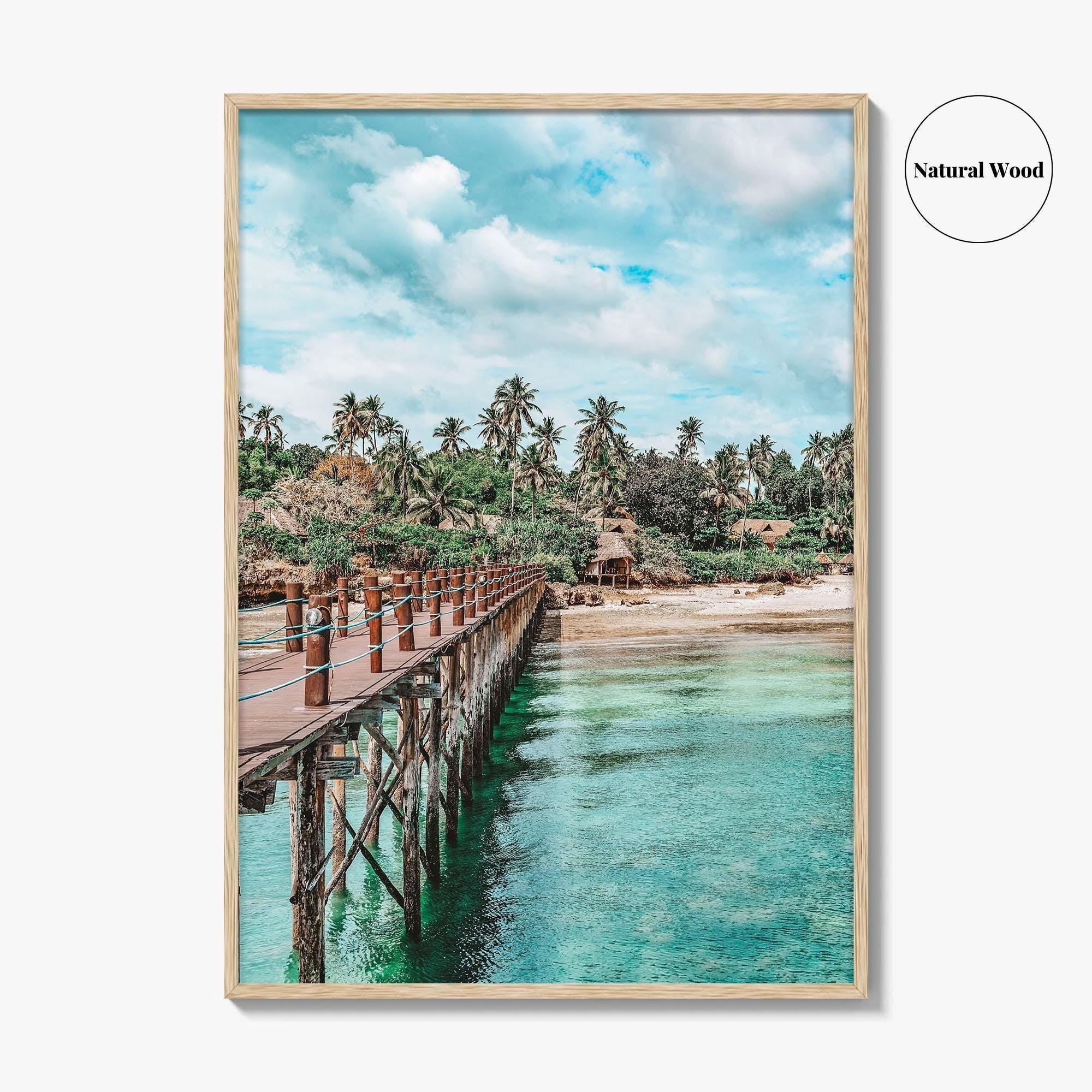 Zanzibar Fine Art Photo Print, Tanzania Coast Landscape, East Africa Wall Poster