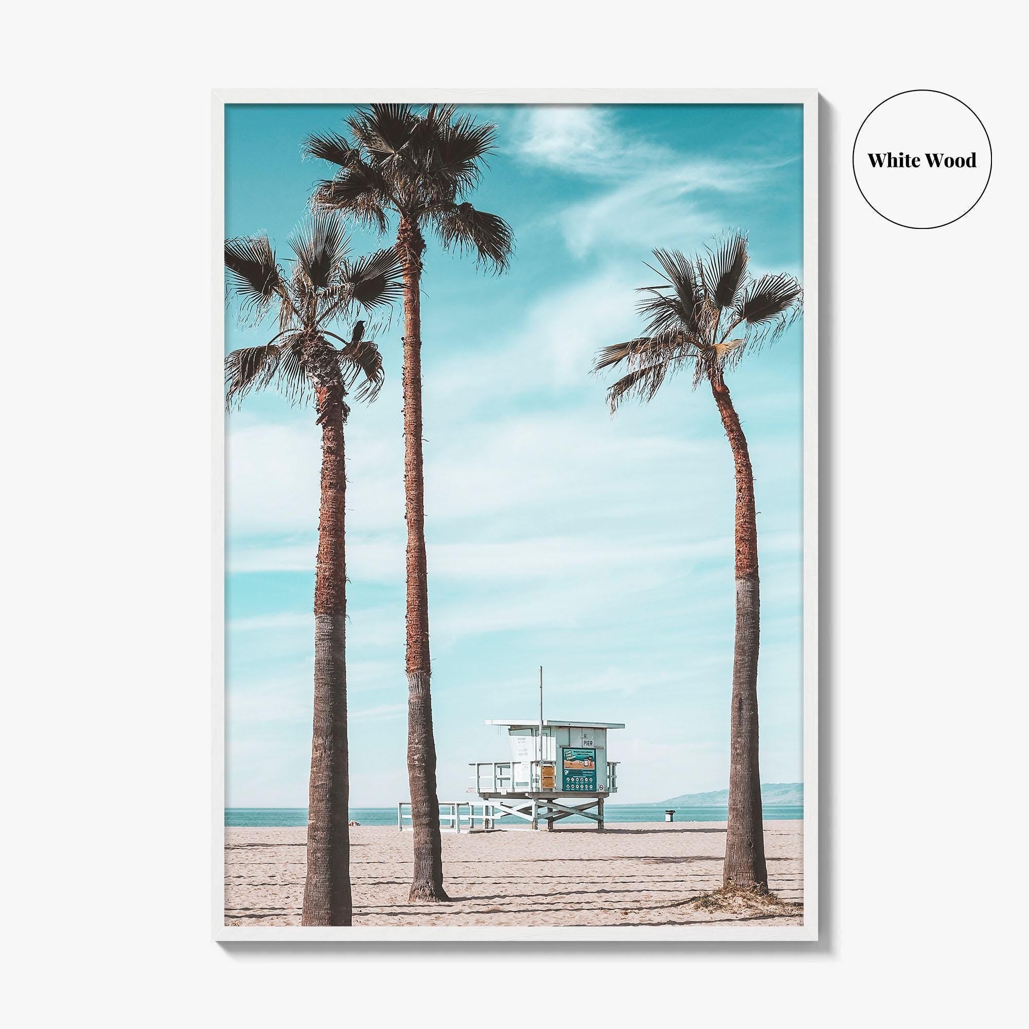 Santa Monica Fine Art Photo Print, Venice Beach, Los Angeles, California Wall Decor Poster