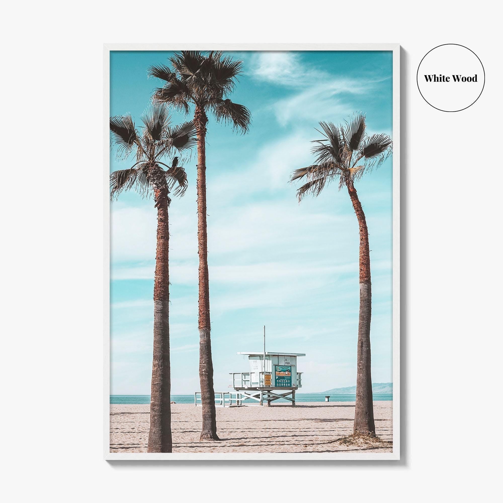 Santa Monica Fine Art Photo Print, Venice Beach, Los Angeles, California Wall Decor Poster