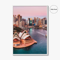 Sydney Skyline Fine Art Photo Print, Opera House, Harbour Bridge, Australia, Poster