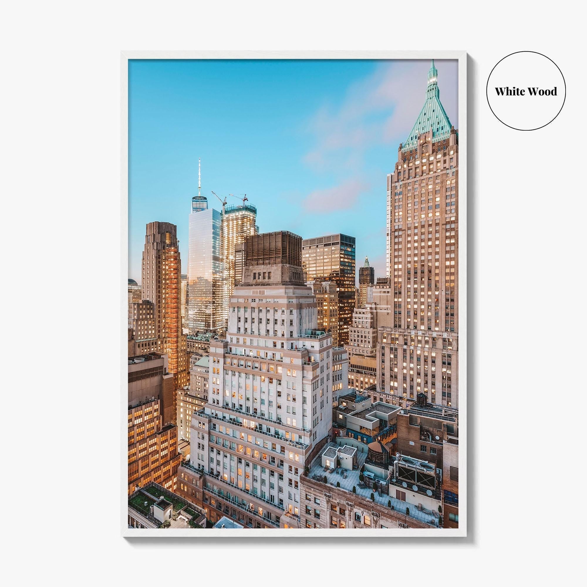 Wall Street Fine Art Photo Print, New York City NYC, Financial District Poster
