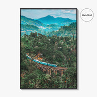 Sri Lanka Fine Art Photo Print, Kandy To Ella Train, Railway Poster