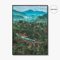 Sri Lanka Fine Art Photo Print, Kandy To Ella Train, Railway Poster
