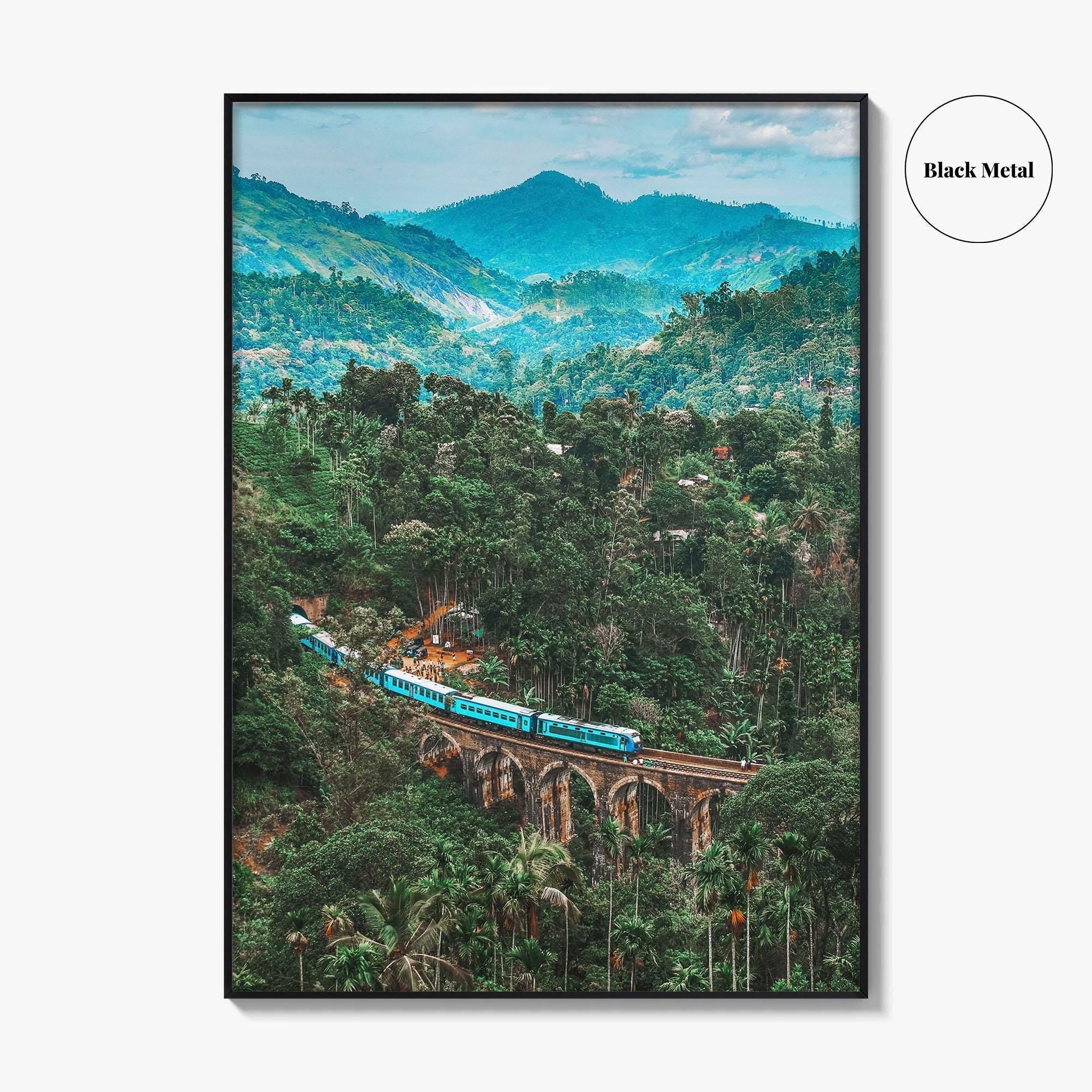 Sri Lanka Fine Art Photo Print, Kandy To Ella Train, Railway Poster
