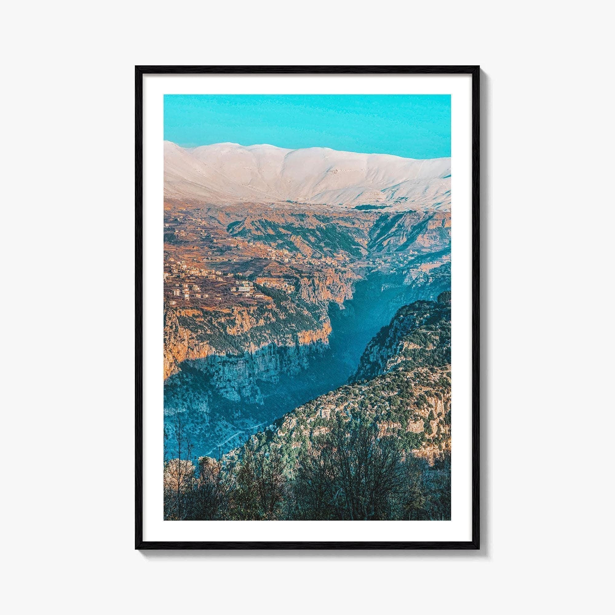 Kadisha Valley Fine Art Photo Print, Bsharri Lebanon Wall Poster, UNESCO World Heritage