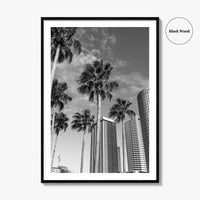 Tampa Skyline Black and White Fine Art Photo Print, Florida, USA, Poster