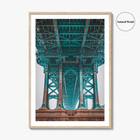 Williamsburg Bridge Brooklyn New York City Fine Art Photo Print, NYC, Wall Poster