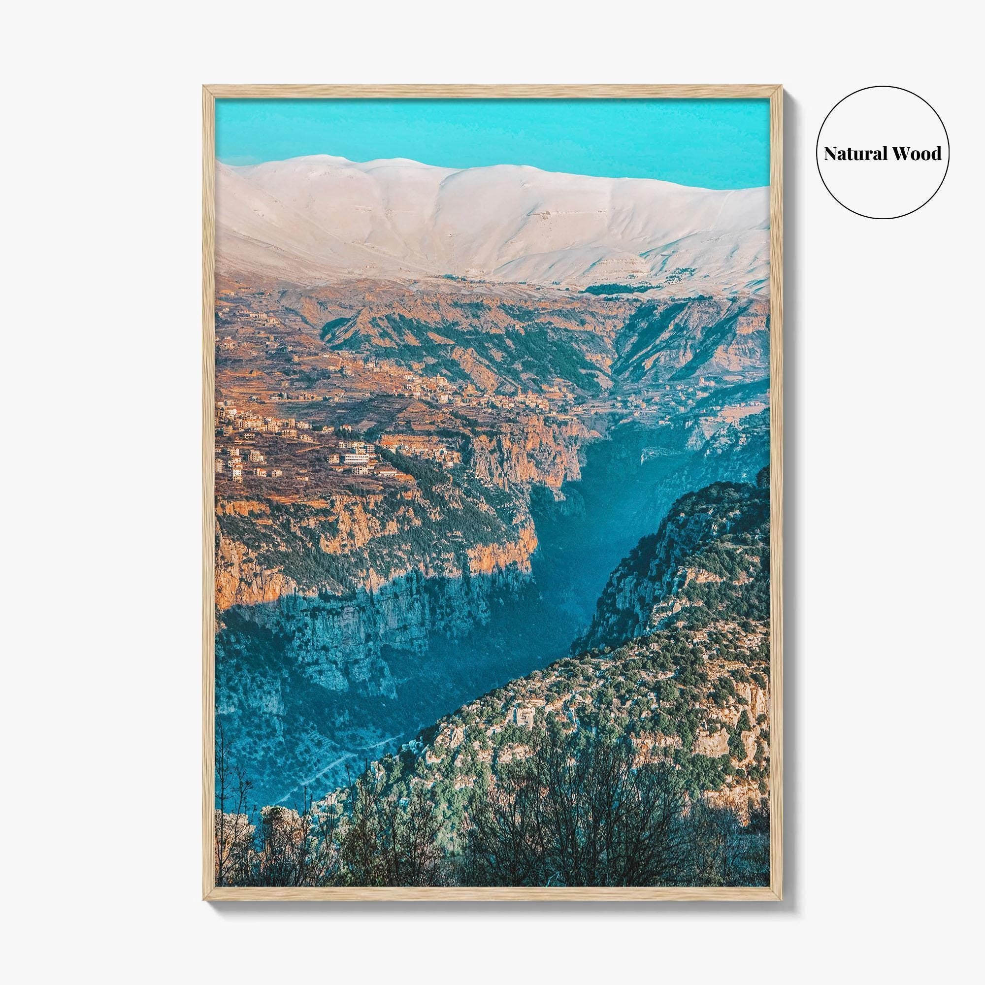 Kadisha Valley Fine Art Photo Print, Bsharri Lebanon Wall Poster, UNESCO World Heritage