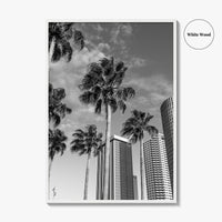 Tampa Skyline Black and White Fine Art Photo Print, Florida, USA, Poster