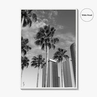 Tampa Skyline Black and White Fine Art Photo Print, Florida, USA, Poster
