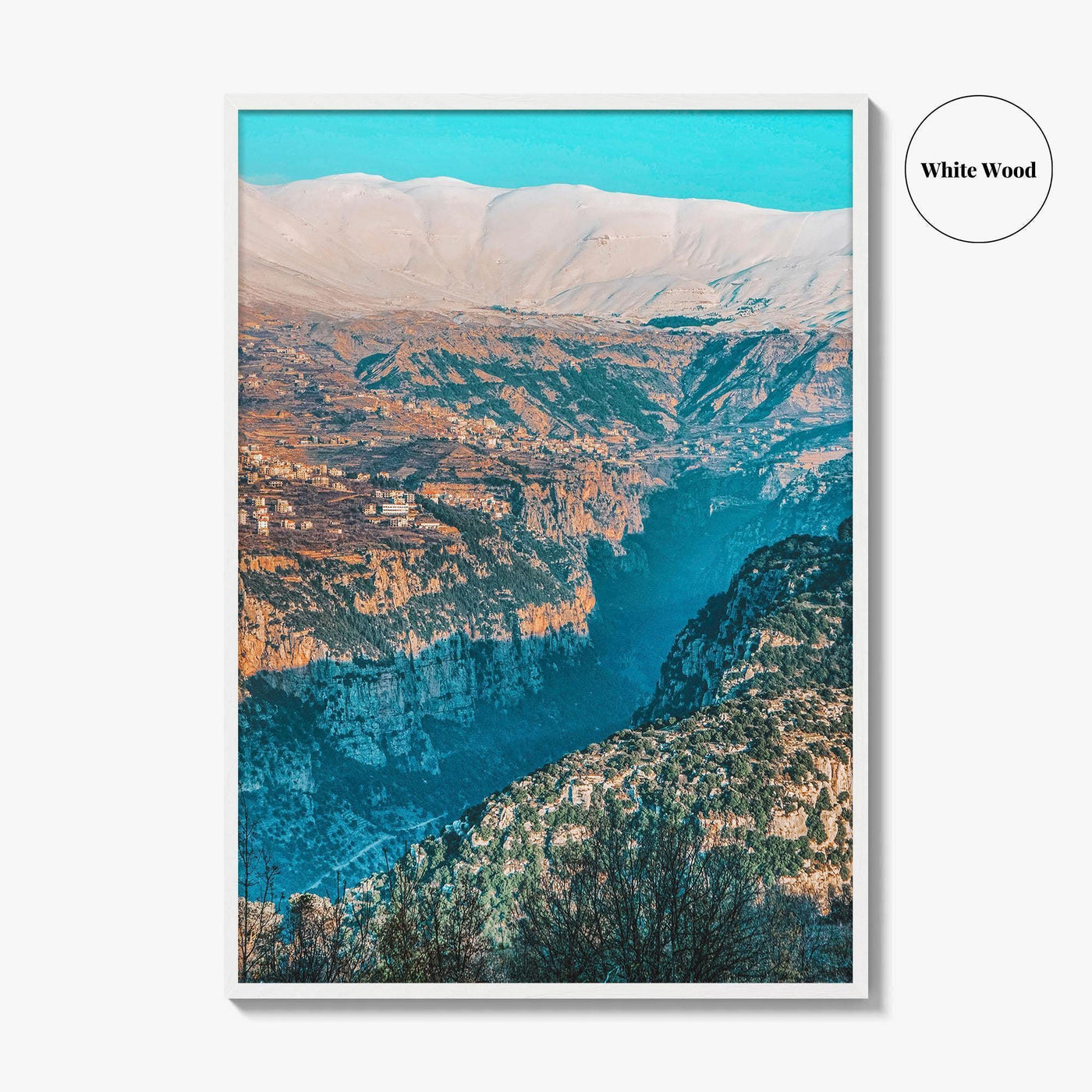 Kadisha Valley Fine Art Photo Print, Bsharri Lebanon Wall Poster, UNESCO World Heritage