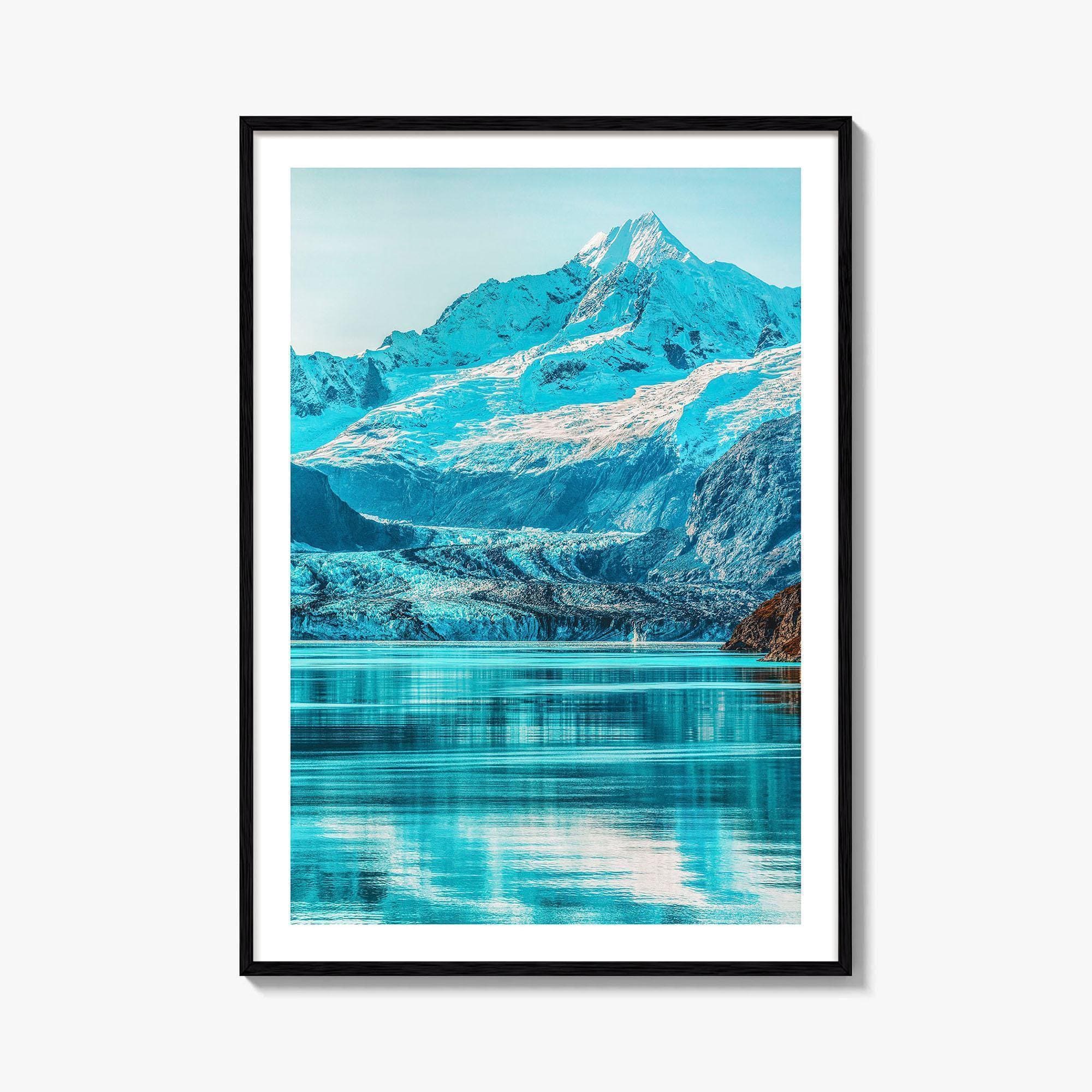 Glacier Bay National Park Alaska Fine Art Photo Print, Johns Hopkins Glacier, USA