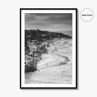 Del Mar Black and White Fine Art Photo Print, San Diego, California Poster
