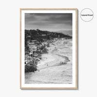 Del Mar Black and White Fine Art Photo Print, San Diego, California Poster