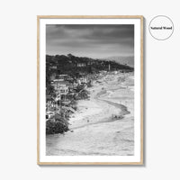 Del Mar Black and White Fine Art Photo Print, San Diego, California Poster