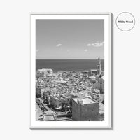 Bari Black and White Fine Art Photo Print, Basilica San Nicola Puglia Italy Poster