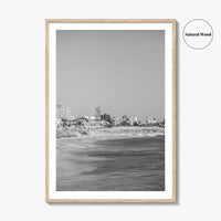 Dakar Black and White Fine Art Photo Print, Senegal Shoreline Wall Decor Poster