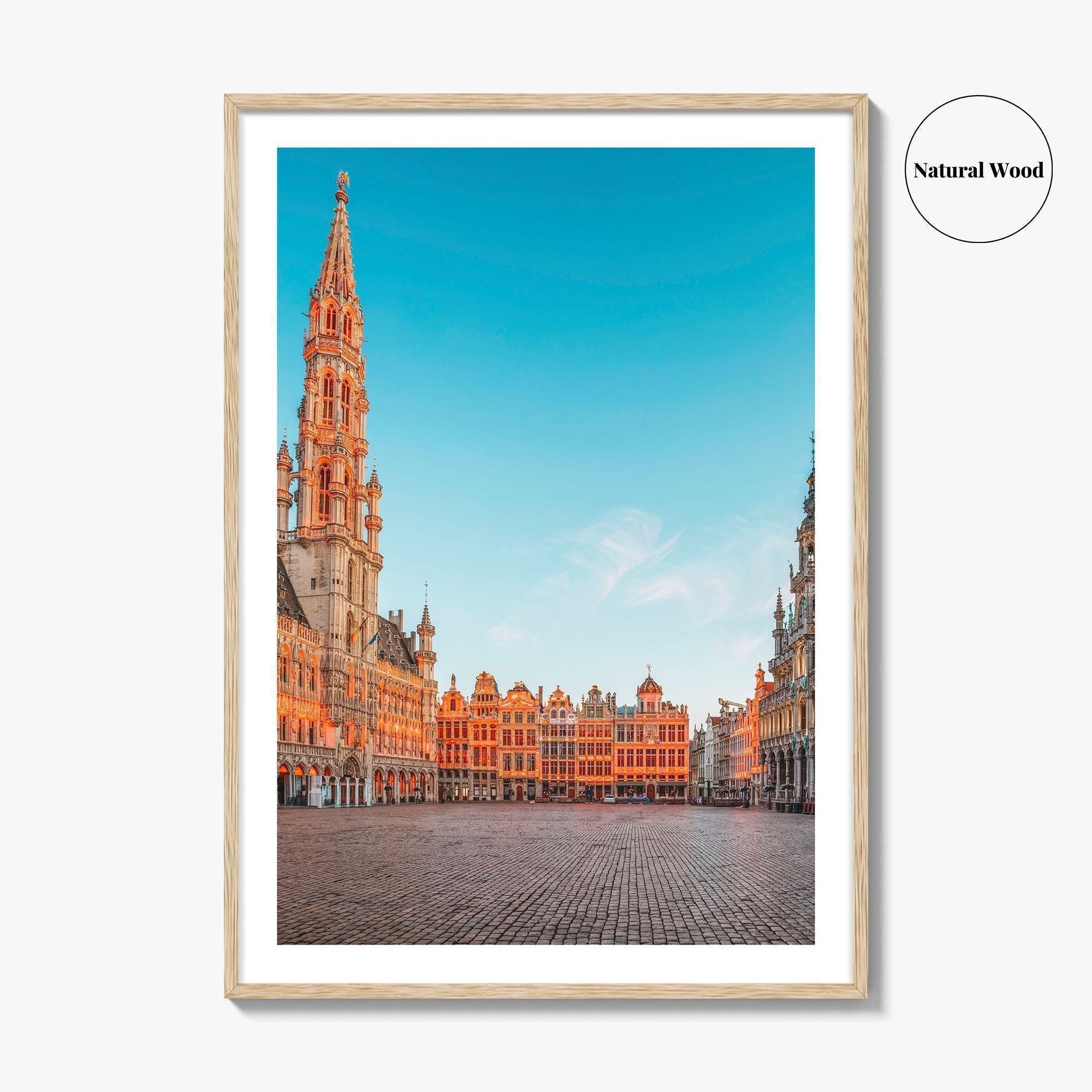 Brussels Fine Art Photo Print, Belgium Poster, Grand Place Bruxelles Brussel