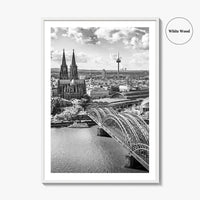 Cologne Black and White Fine Art Photo Print, Köln Germany, North Rhine-Westphalia Poster