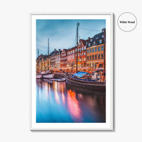 Copenhagen Fine Art Photo Print, Nyhavn Canal, Denmark, København, Photo Poster