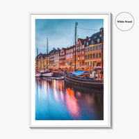Copenhagen Fine Art Photo Print, Nyhavn Canal, Denmark, København, Photo Poster