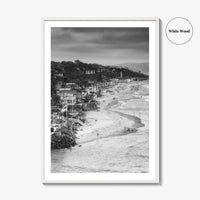 Del Mar Black and White Fine Art Photo Print, San Diego, California Poster