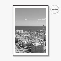 Bari Black and White Fine Art Photo Print, Basilica San Nicola Puglia Italy Poster