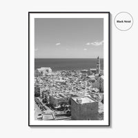 Bari Black and White Fine Art Photo Print, Basilica San Nicola Puglia Italy Poster