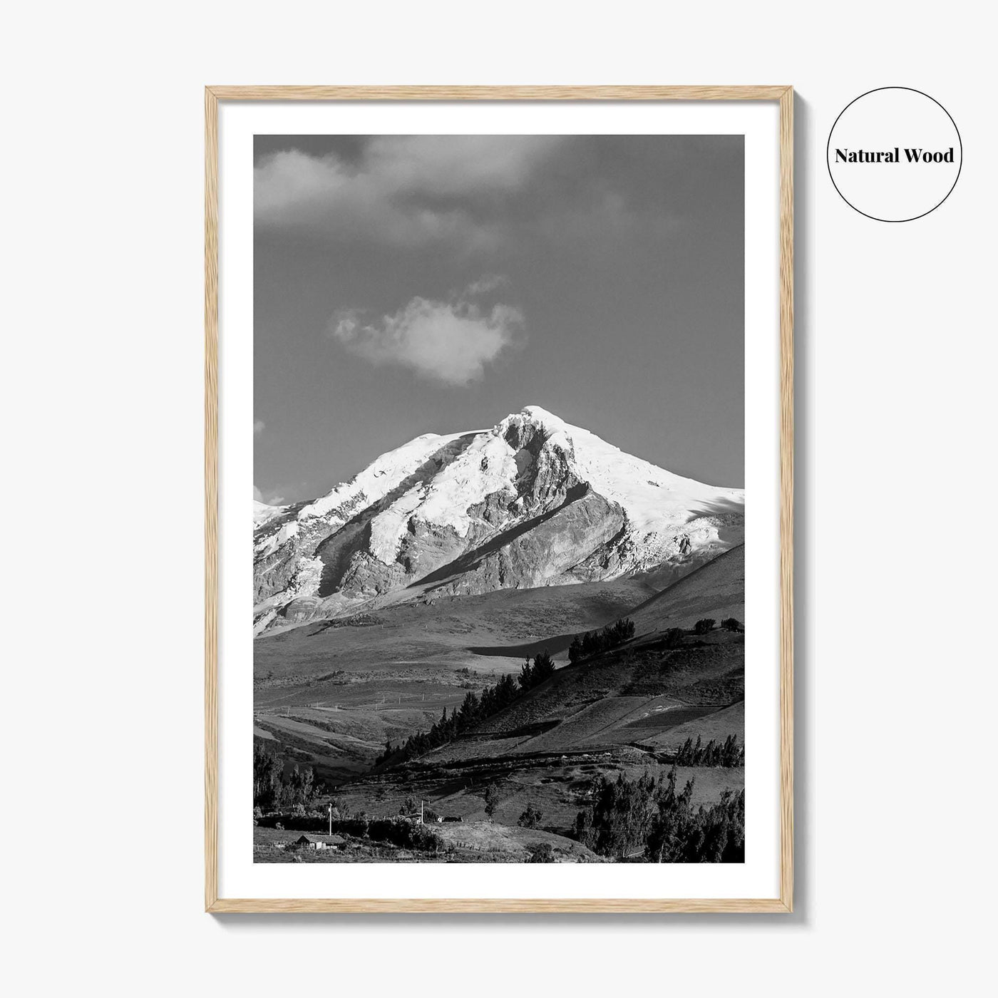 Ecuador Black and White Fine Art Photo Print, South America Wall Art Poster
