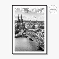 Cologne Black and White Fine Art Photo Print, Köln Germany, North Rhine-Westphalia Poster