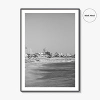 Dakar Black and White Fine Art Photo Print, Senegal Shoreline Wall Decor Poster