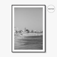Dakar Black and White Fine Art Photo Print, Senegal Shoreline Wall Decor Poster