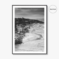 Del Mar Black and White Fine Art Photo Print, San Diego, California Poster