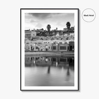 Capitola Black and White Fine Art Photo Print, Santa Cruz Monterey Bay California Poster