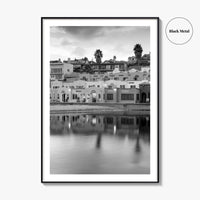 Capitola Black and White Fine Art Photo Print, Santa Cruz Monterey Bay California Poster