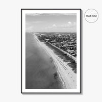 Delray Beach Black and White Fine Art Photo Print, Florida USA Poster