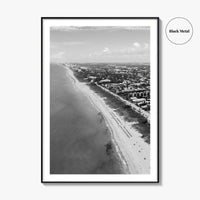 Delray Beach Black and White Fine Art Photo Print, Florida USA Poster