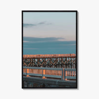 Norwalk Fine Art Photo Print, Calf Pasture Beach, Long Island Sound Connecticut USA Poster