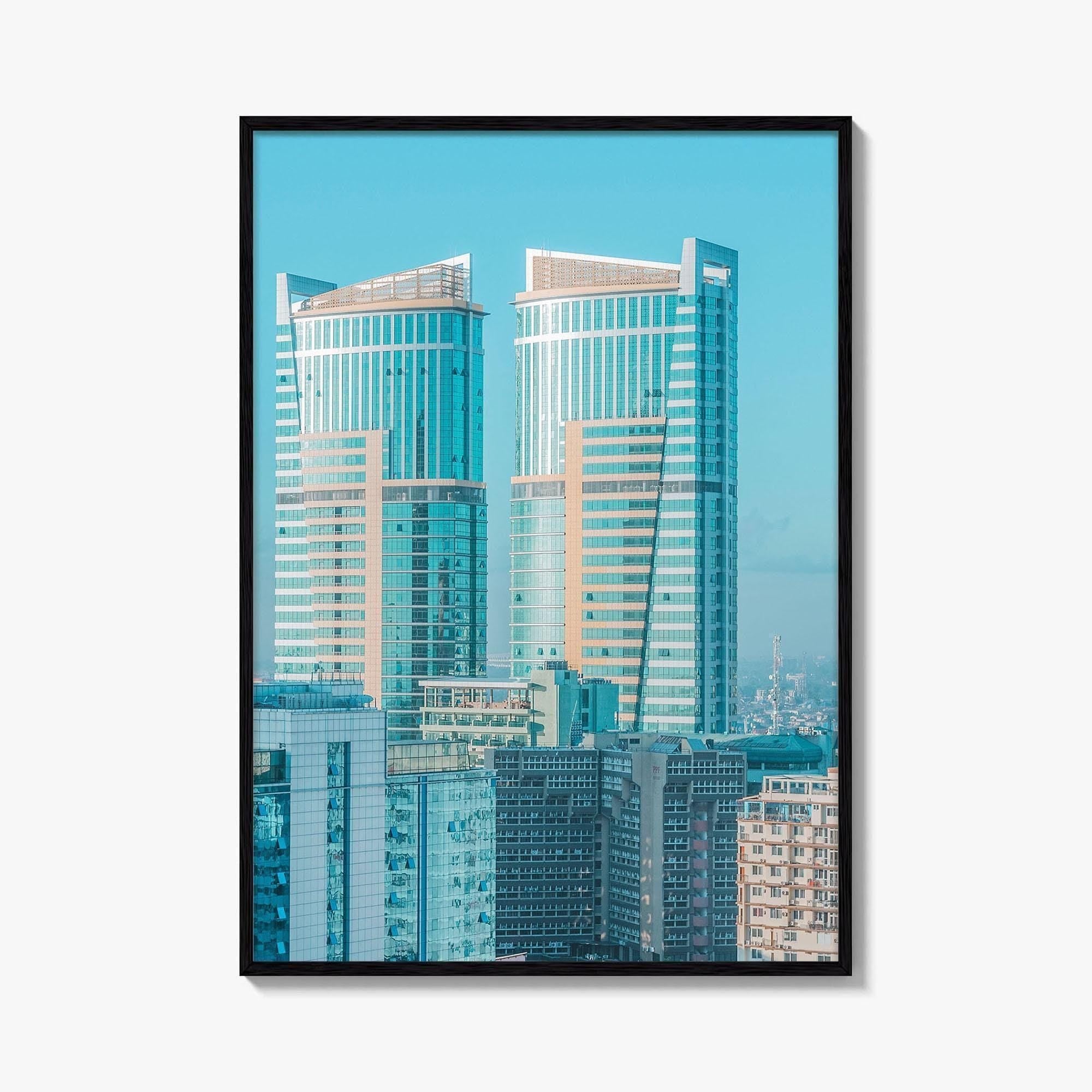 Dar es Salaam Skyline Fine Art Photo Print, Tanzania Wall Poster