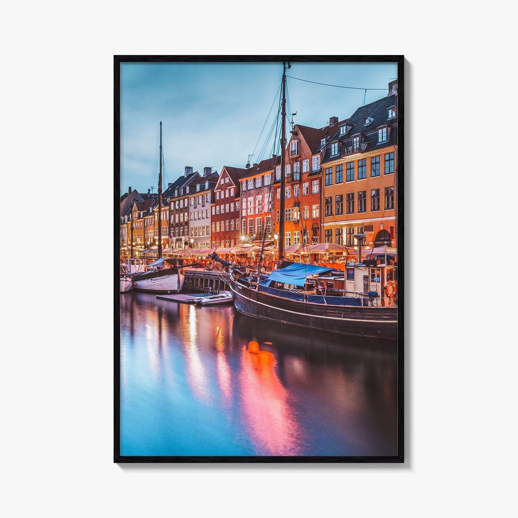Copenhagen Fine Art Photo Print, Nyhavn Canal, Denmark, København, Photo Poster