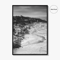 Del Mar Black and White Fine Art Photo Print, San Diego, California Poster