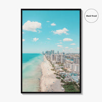 Hollywood Beach Fine Art Photo Print, Hallandale Beach, Florida USA Wall Decor Poster