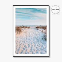 Folly Beach Fine Art Photo Print, Charleston South Carolina Coastal Poster, Atlantic Ocean