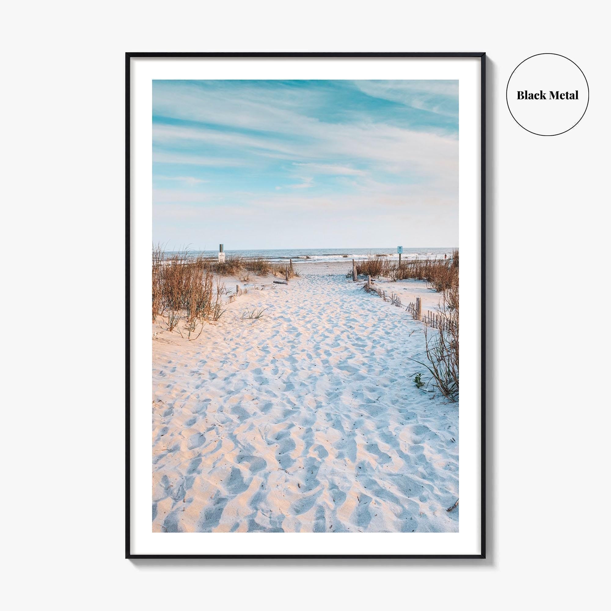 Folly Beach Fine Art Photo Print, Charleston South Carolina Coastal Poster, Atlantic Ocean