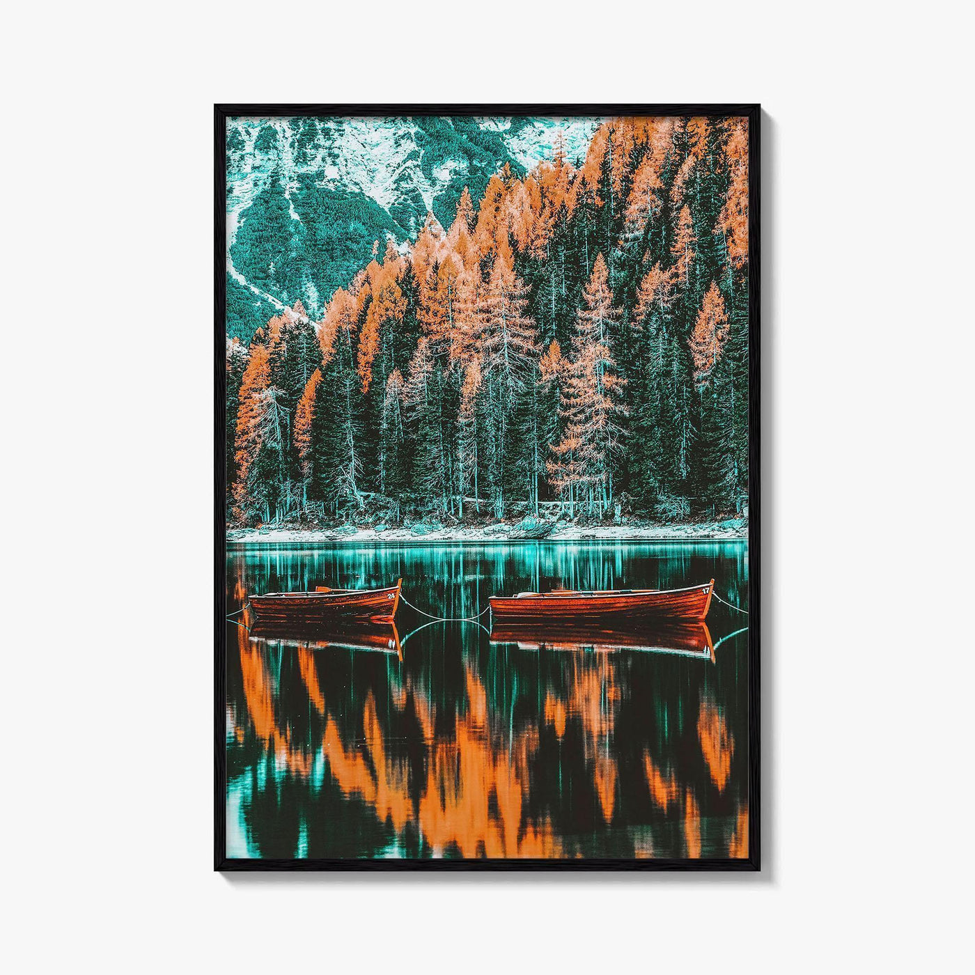 Lago di Braies Fine Art Photo Print, Dolomites, South Tyrol Italy, Italian Alps, Sudtirol
