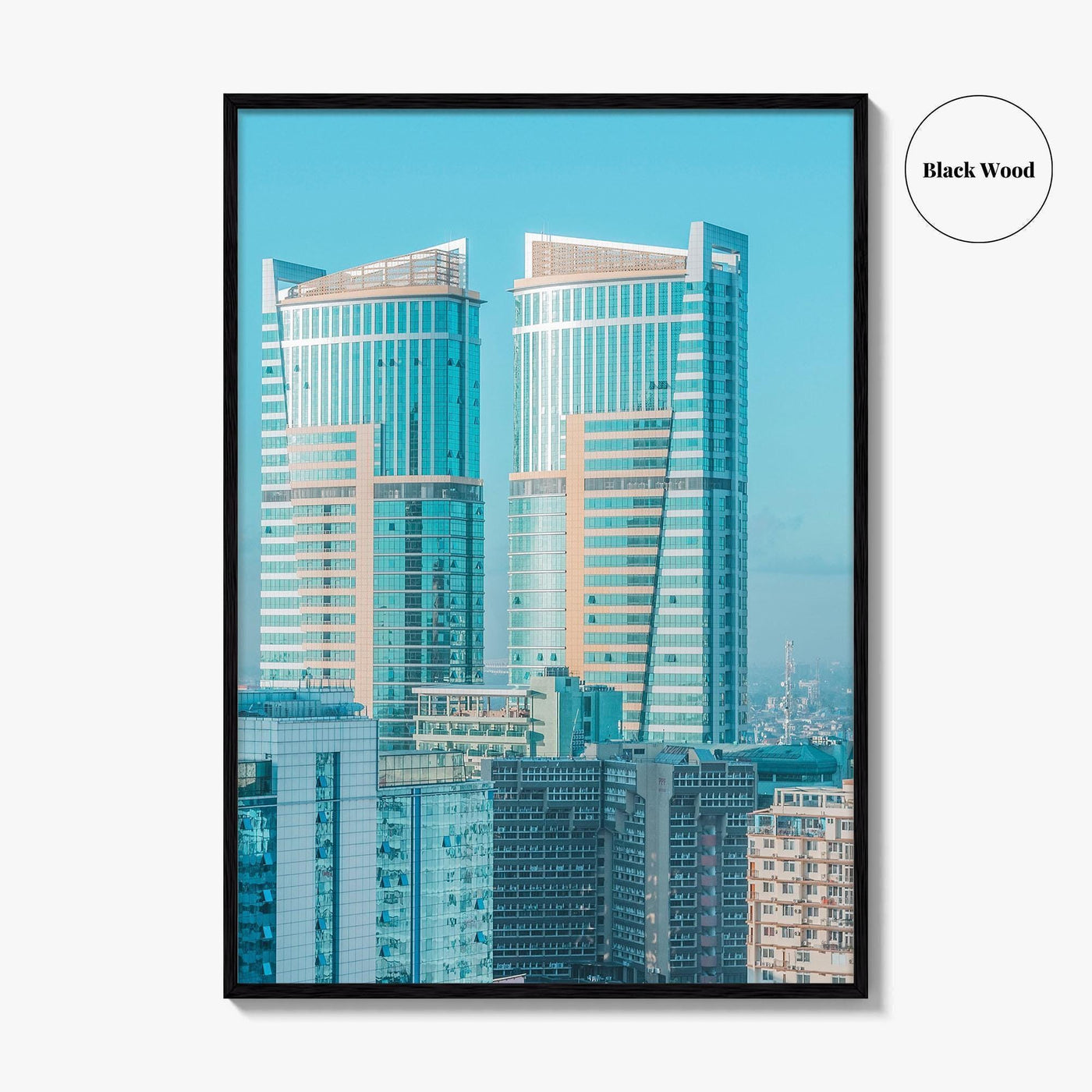 Dar es Salaam Skyline Fine Art Photo Print, Tanzania Wall Poster
