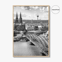 Cologne Black and White Fine Art Photo Print, Köln Germany, North Rhine-Westphalia Poster